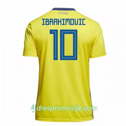 Švedska Dres Ibrahimovic 10 Domaći Svjetsko prvenstvo 2018 Švedska Dres Ibrahimovic 10 Domaći Svjetsko prvenstvo 2018
